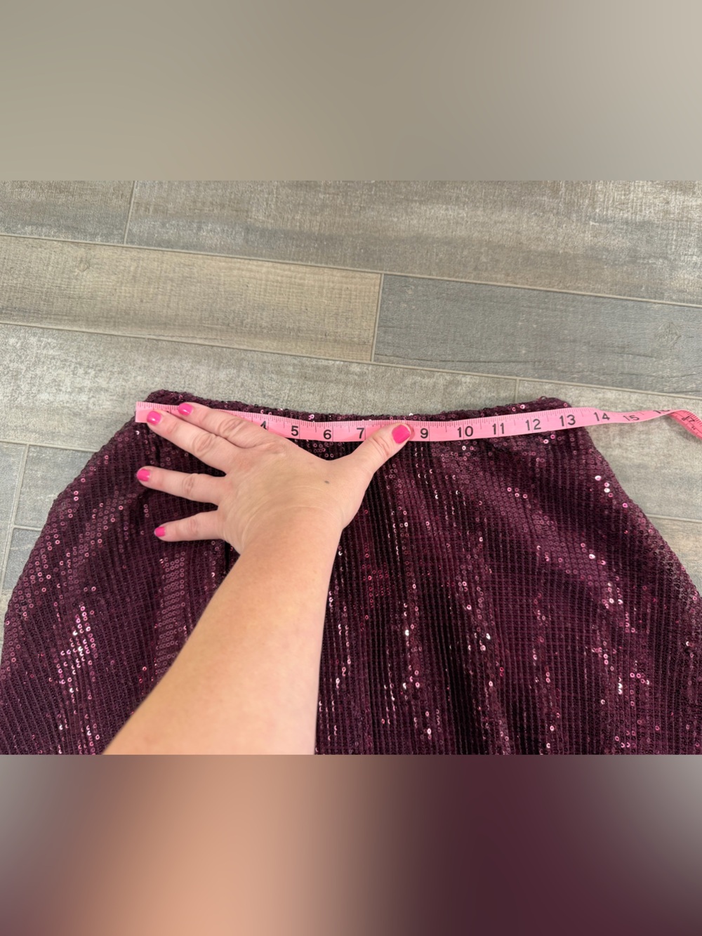 NWT ByTiMo Sequin Mini Skirt - Picture 6 of 9